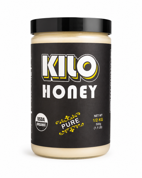 100% Organic Raw White Honey – The Kilo Co